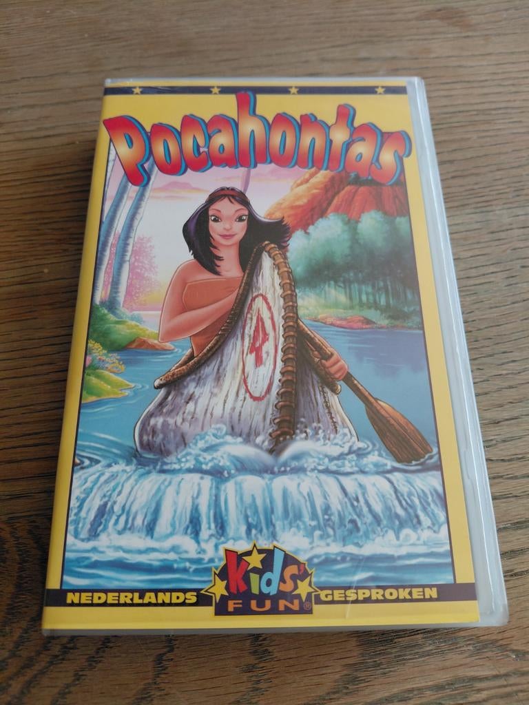 Kids Fun Pocahontas videoband., Ophalen of Verzenden, Tekenfilms en Animatie