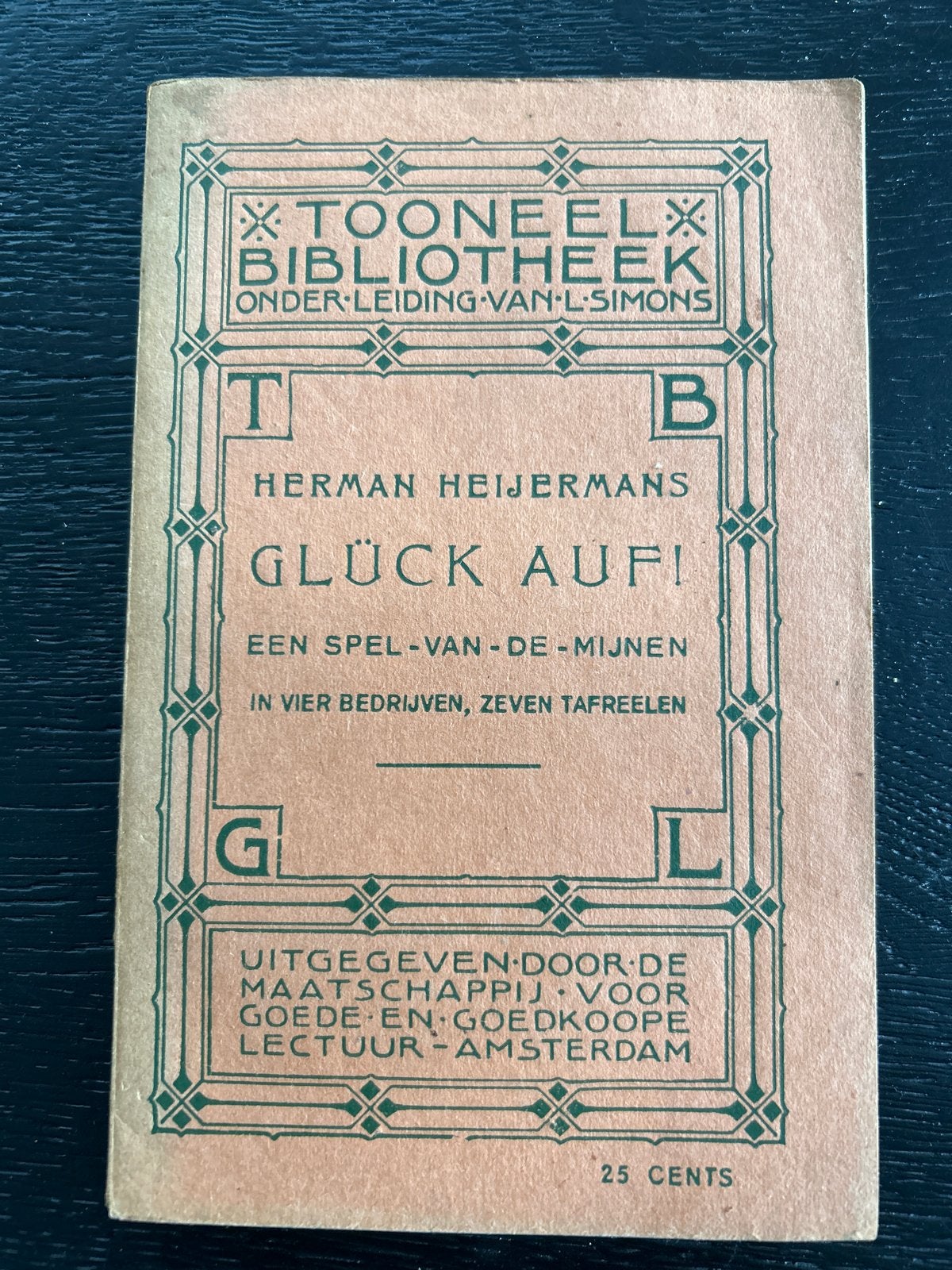 Herman Heijermans - Glück Auf! (1911), Ophalen of Verzenden, Gelezen