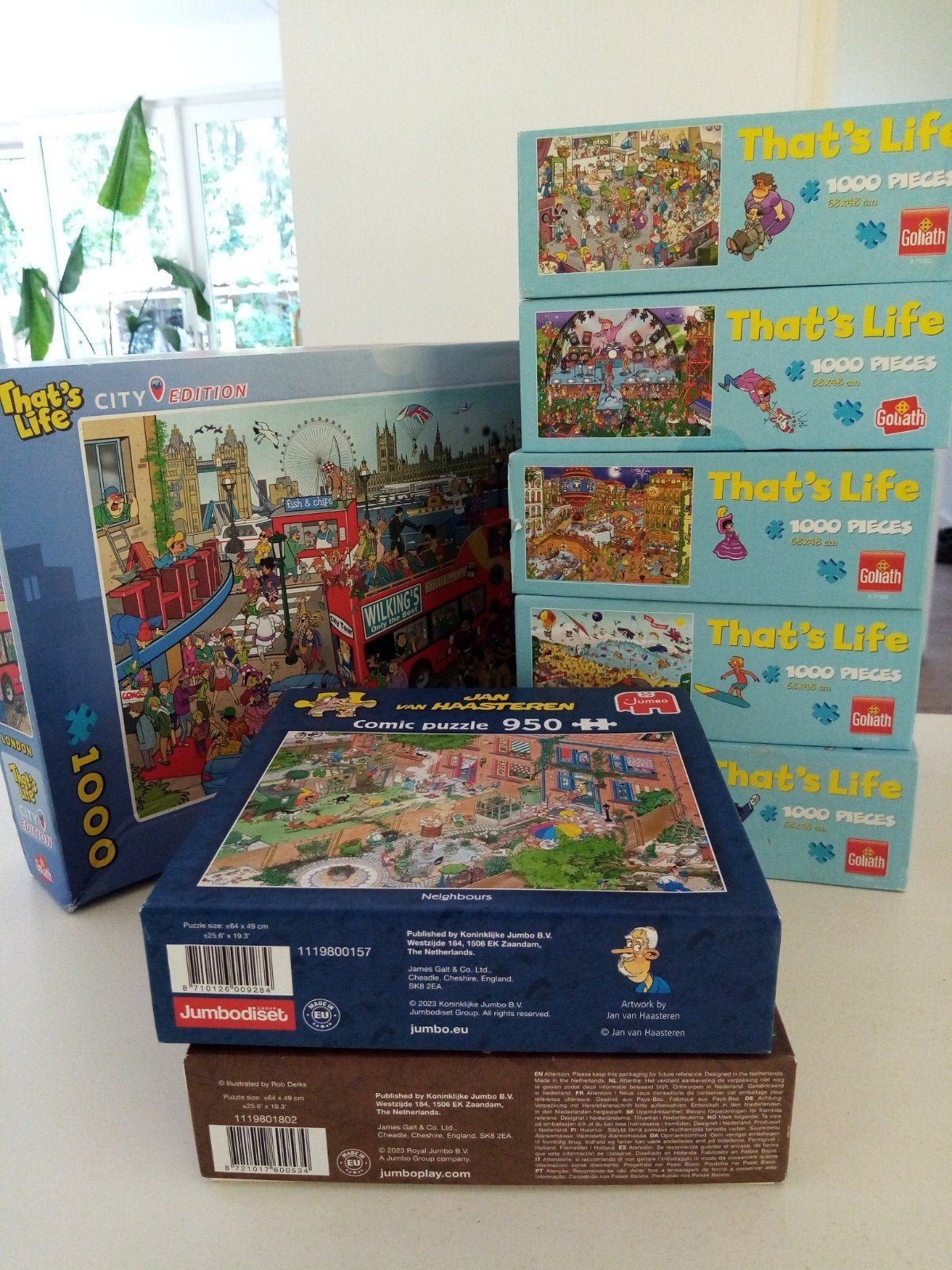 Puzzles that's life, Ophalen, 500 t/m 1500 stukjes, Zo goed als nieuw