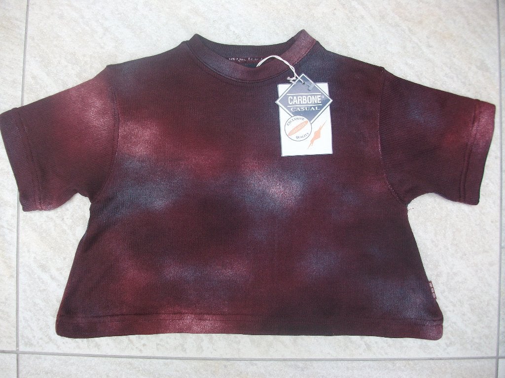 Carbone cropped shirt topje kersen rood NIEUW maat 116, Meisje, Carbone, Nieuw, Ophalen of Verzenden