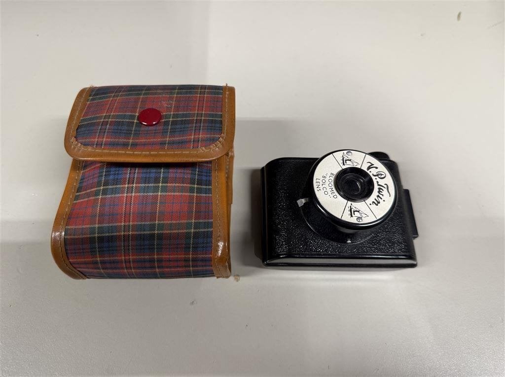 vintage camera - VP Twin Camera Bloomed Bolco Lens camera, Ophalen of Verzenden, Gebruikt, Spiegelreflex, Canon