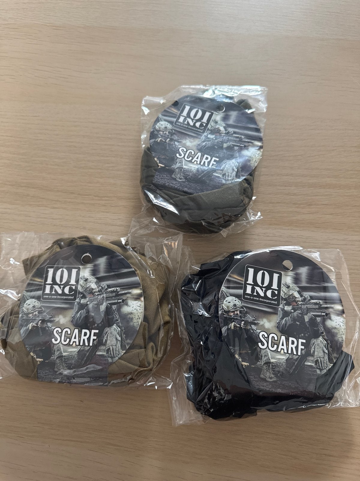 Nieuwe 101 INC Sjaals (3 stuks) - Diverse kleuren, Ophalen of Verzenden, Nieuw, Maat 38/40 (M), Sjaal