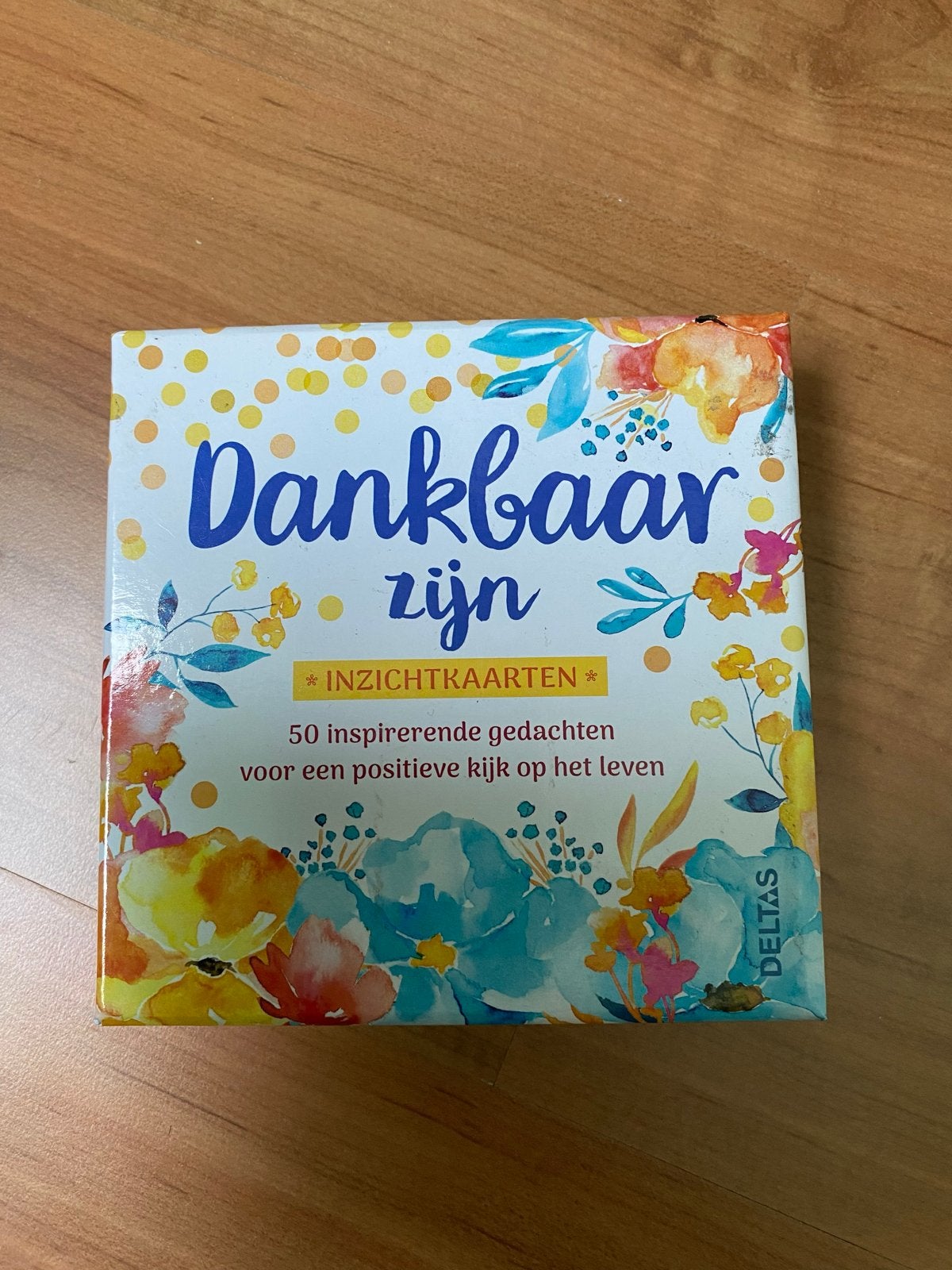 Dankbaar Zijn Inzichtkaarten - 50 inspirerende gedachten, Ophalen of Verzenden, Zo goed als nieuw, Spiritualiteit algemeen, Overige typen