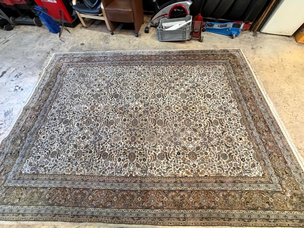 Prachtig Perzisch tapijt - 350 x 250 cm, Huis en Inrichting, Stoffering | Tapijten en Kleden, Gebruikt, Beige, Ophalen of Verzenden