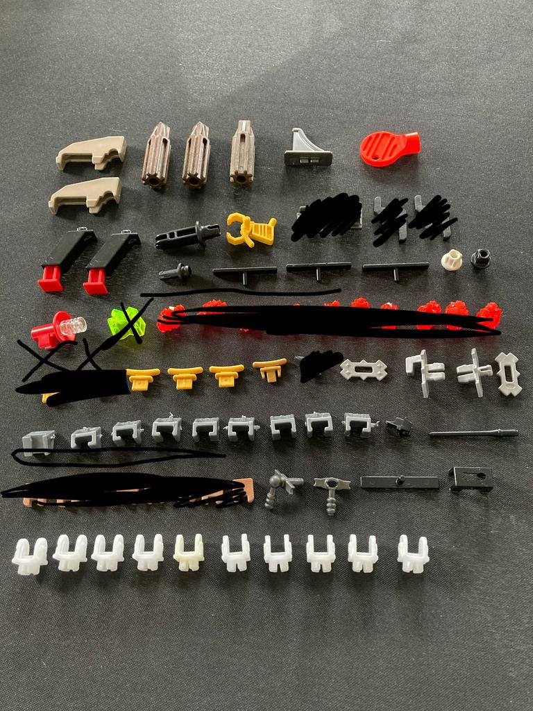 Playmobil veel kleine accessoires., Ophalen of Verzenden, Zo goed als nieuw