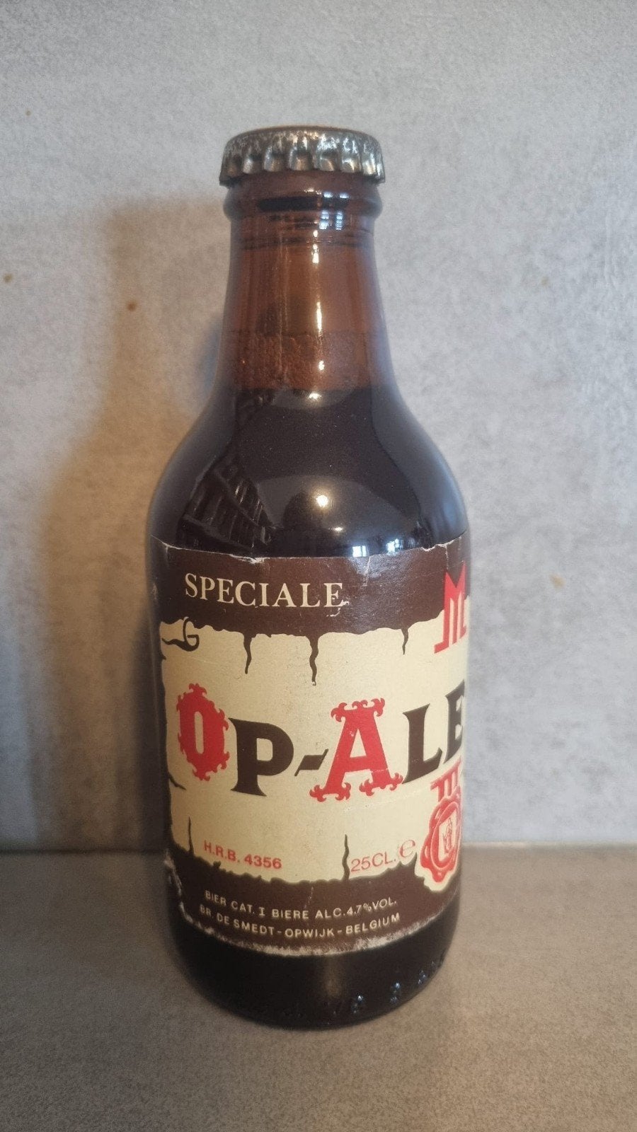 Speciale Op-Ale - H.R.B. 4356 - De Smedt, Opwijk - ~'77-'84, Ophalen of Verzenden, Zo goed als nieuw, Flesje(s), Overige merken