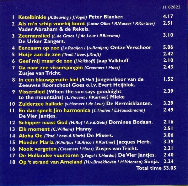 Zeemansliedjes Dureco 46 CD, Verzenden, Zo goed als nieuw, Pop, Album