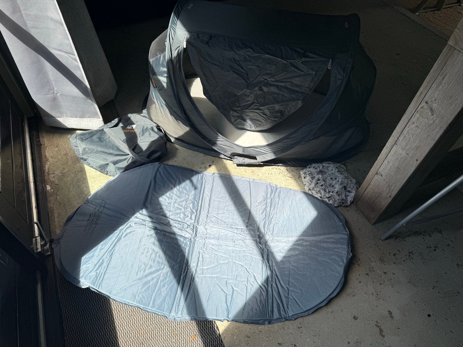 Deryan Peuter Luxe Reisbedje XL/Tentje met Matras, Ophalen, Zo goed als nieuw, Overige typen