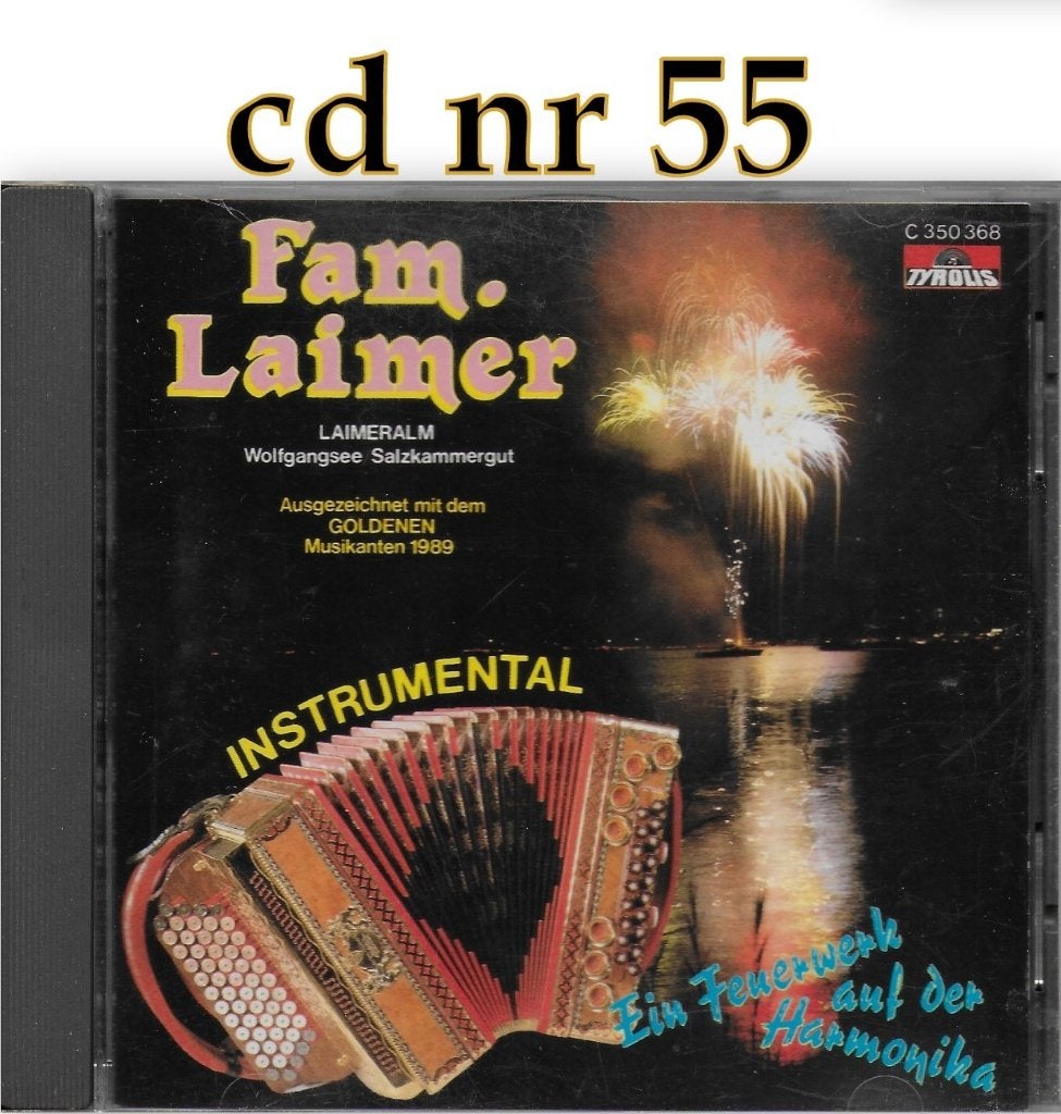Cd nr55 familie laimer instrumentaal, Ophalen of Verzenden, Zo goed als nieuw