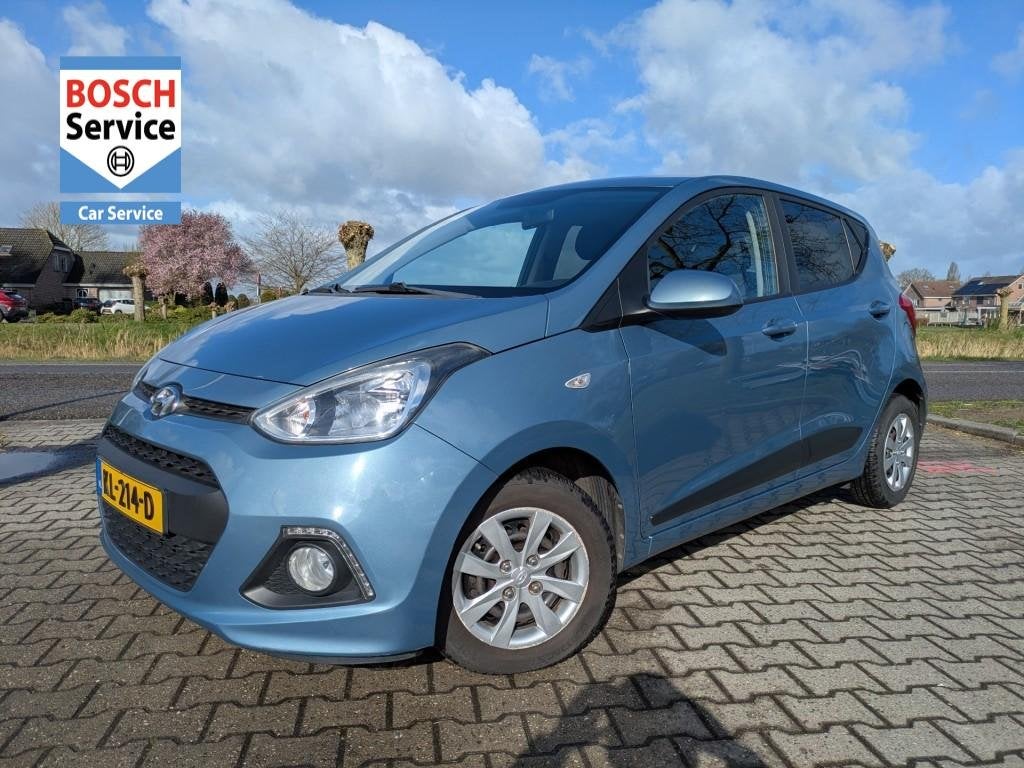 Hyundai I10 1.0I I-M. GO! I BTW verrekenbaar I Cruise I Navi, Gebruikt, Met garantie (alle), Blauw, 23 km/l
