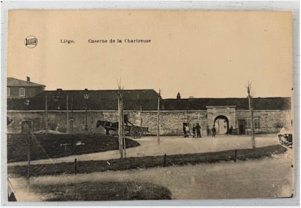 Oude Ansichtkaart - Liége - Caserne de la Chartreuse, Ophalen of Verzenden, Voor 1920, Ongelopen, Luik