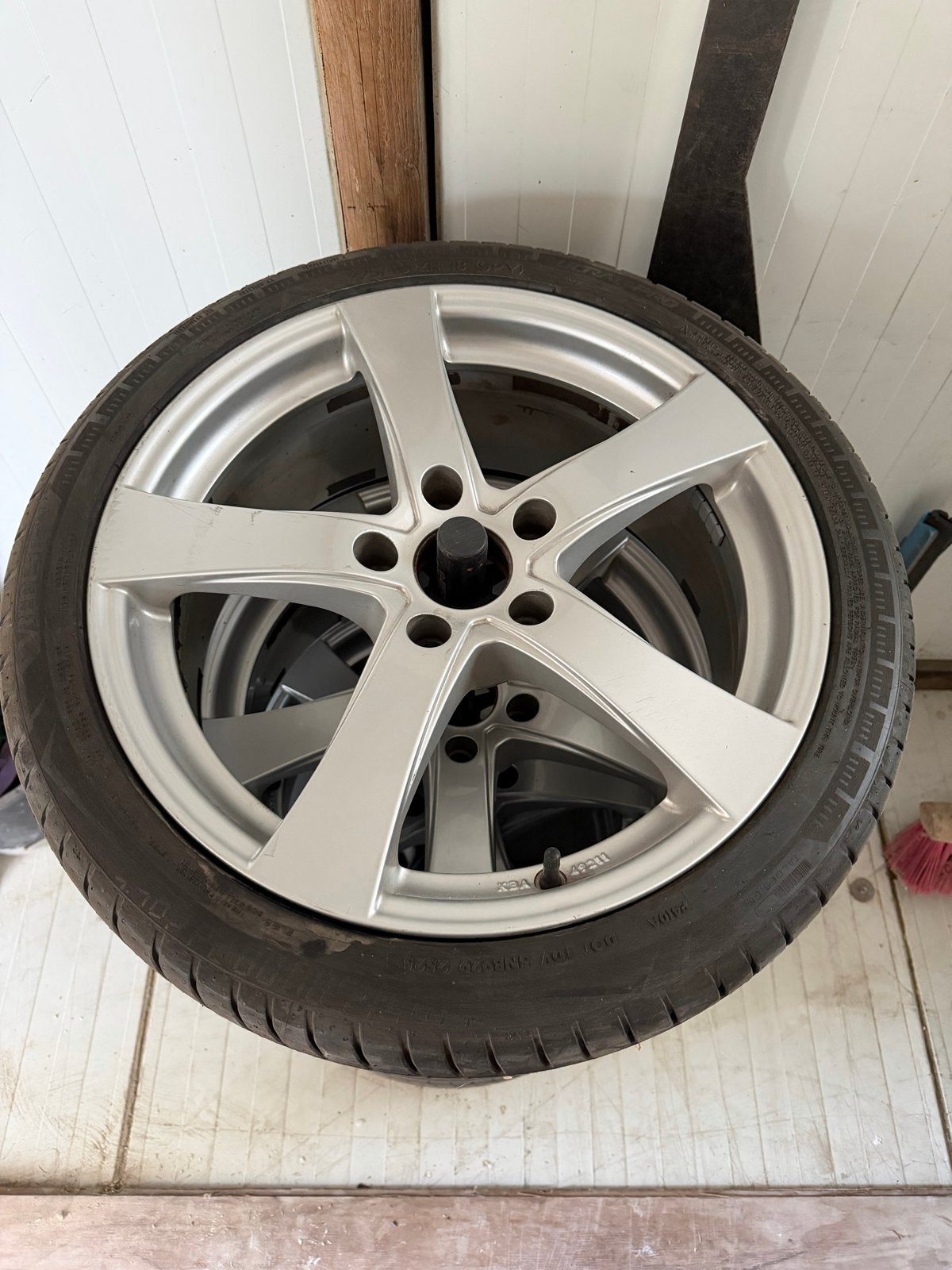 Mooie 18 inch velgen BMW 1 Serie, Ophalen, Gebruikt, 18 inch, Banden en Velgen