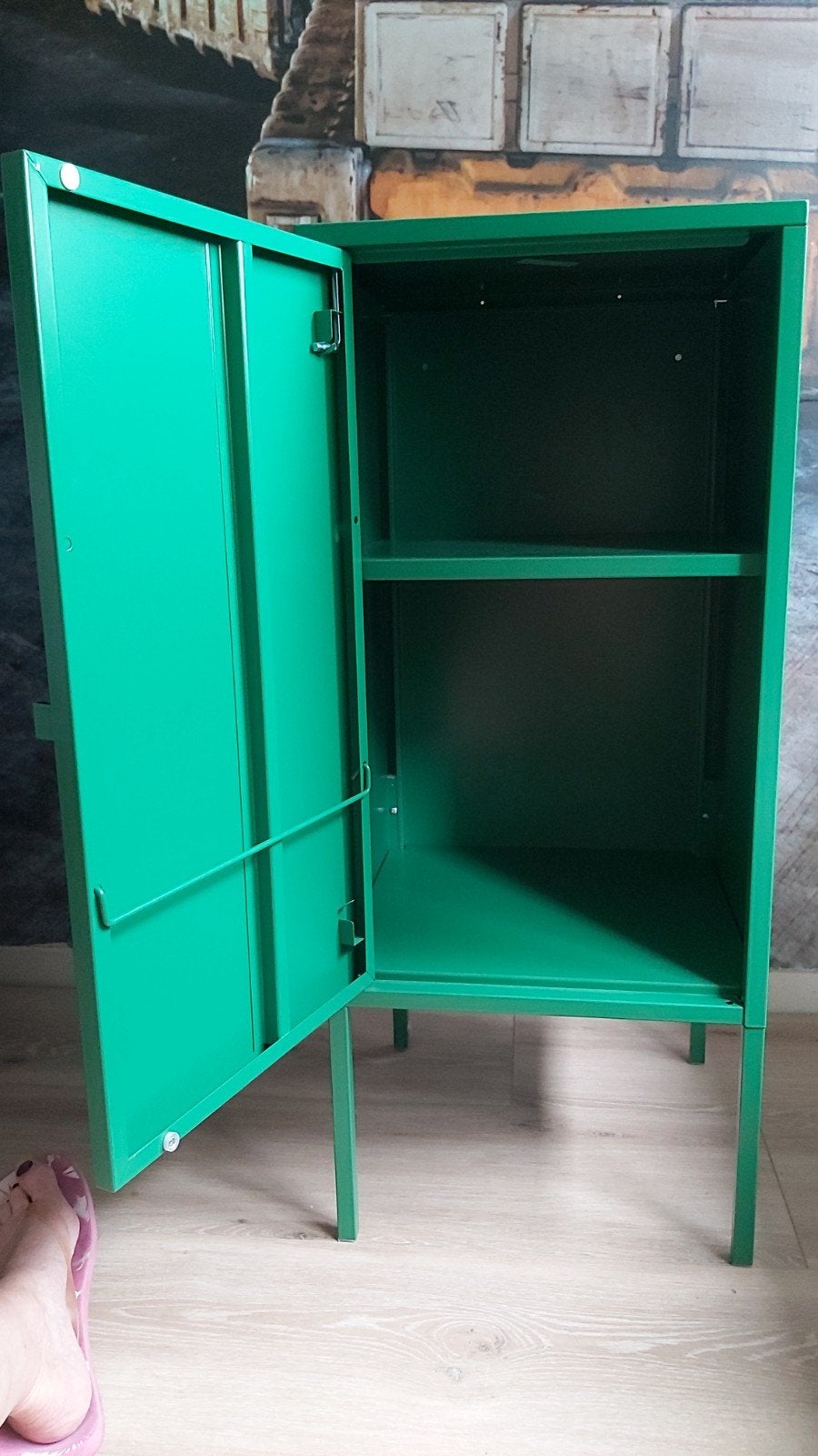 IKEA LIXHULT Kastje Groen en Blauw - Modulair opbergsysteem, Ophalen