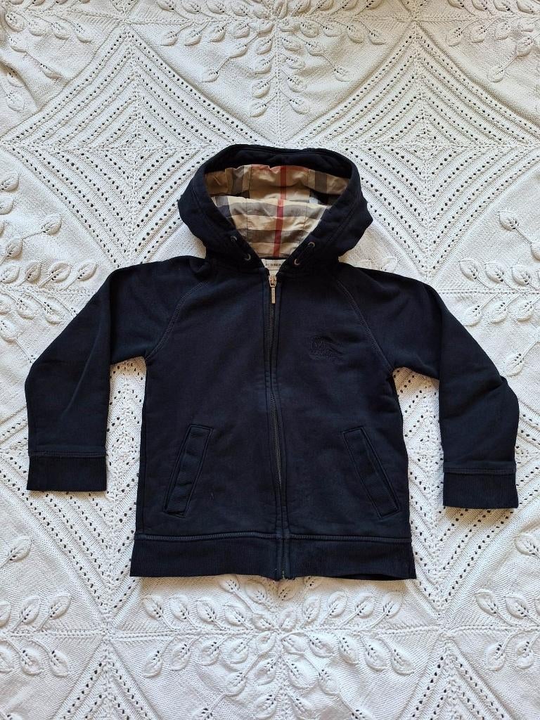 Burberry donkerblauw vest 116, Kinderen en Baby's, Kinderkleding | Maat 116, Ophalen of Verzenden, Zo goed als nieuw, Jongen, Trui of Vest