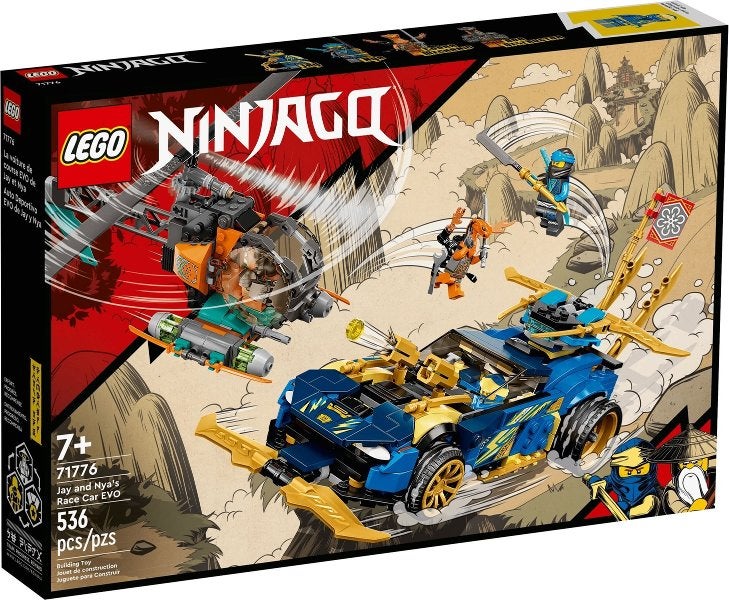 Lego Ninjago 71776 Jay en Nya’s racewagen EVO NIEUWE DOOS, Lego, Nieuw, Ophalen of Verzenden, Compleet