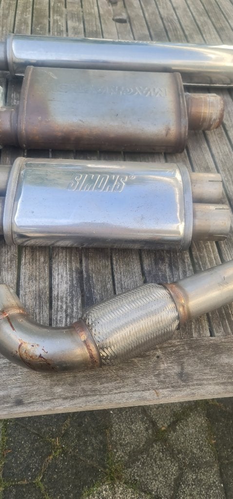rvs uitlaat dempers chevy  dodge v8, Ophalen, Nieuw, Dodge
