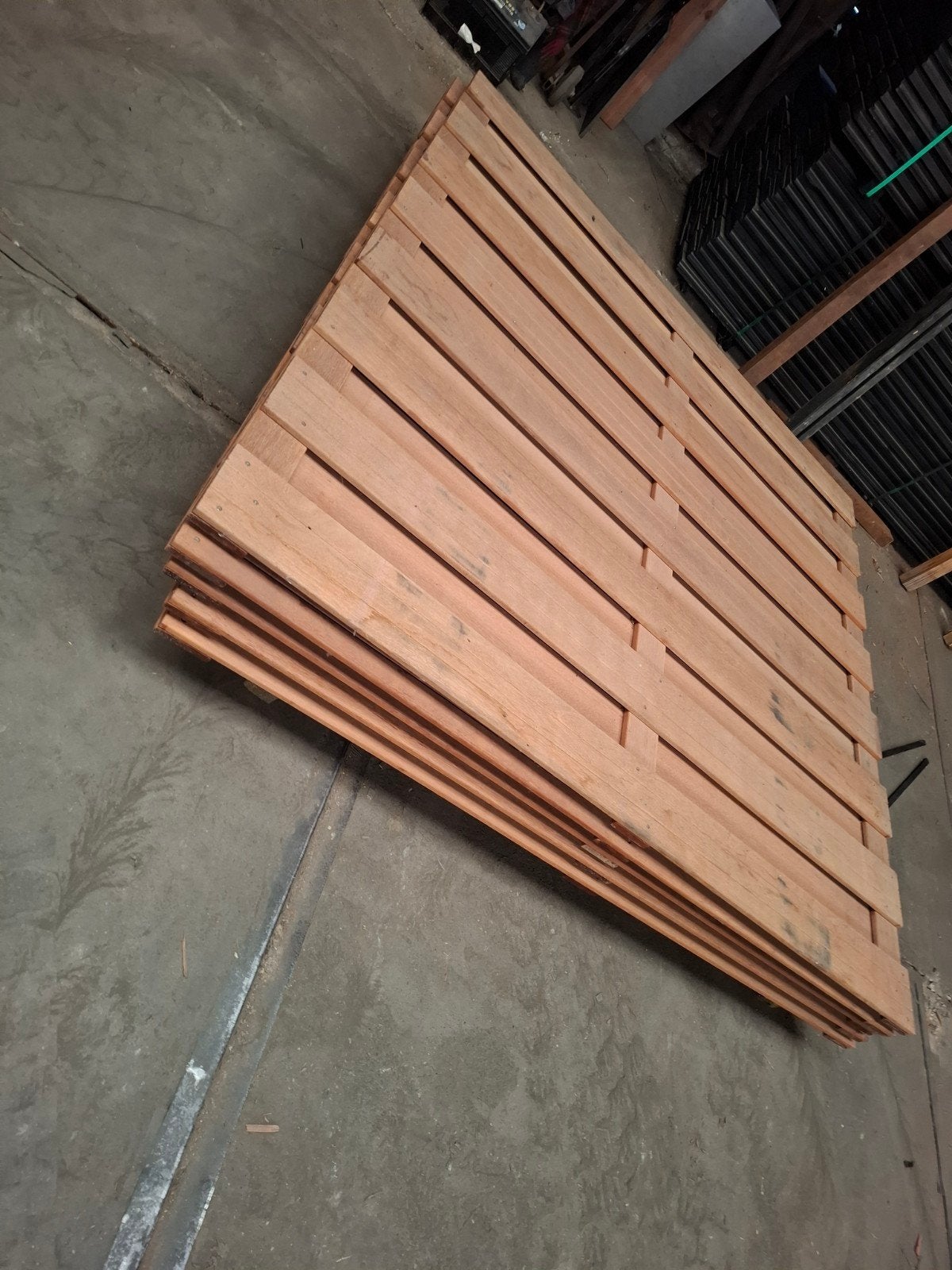 5 x hardhout schutting schermen 180x180 bezorgen mogelijk, Ophalen, 1 tot 2 meter, Nieuw, A