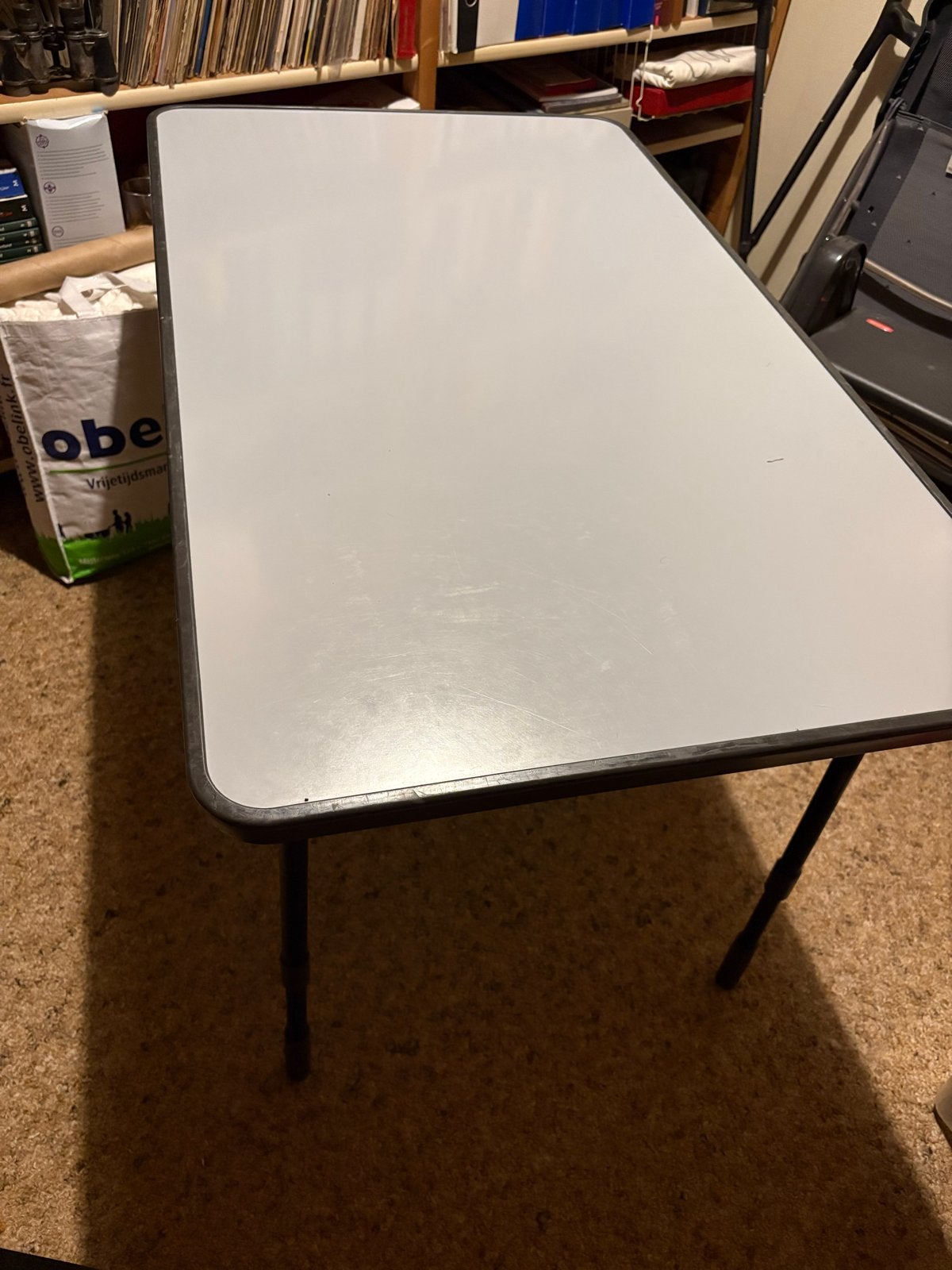 Stevige kampeertafel 115 x 90 cm, Caravans en Kamperen, Ophalen, Zo goed als nieuw, Campingtafel