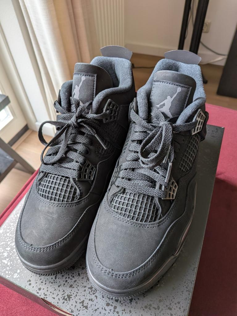 Air Jordan 4 Retro | Black Cat (2025) | Maat 43 | Deadstock, Zwart, Nieuw, Sneakers of Gympen, Nike Jordan