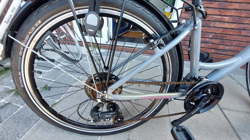 25 inch kinderfiets, Gebruikt, Versnellingen, Winora chica 26, Trommelrem