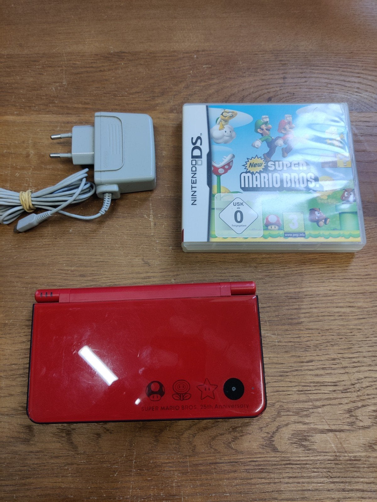 Nintendo DSi XL Rood Mario Editie met New Super Mario Bros., Ophalen of Verzenden, Dsi