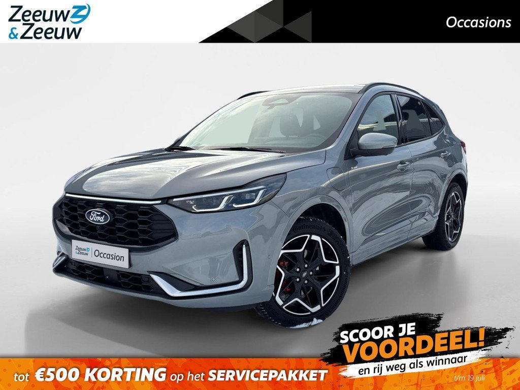 Ford Kuga 2.5 PHEV ST-Line X | NL auto! | Panoramadak | Trek, Auto's, Ford, Bedrijf, Te koop, Kuga, 360° camera, ABS, Achteruitrijcamera