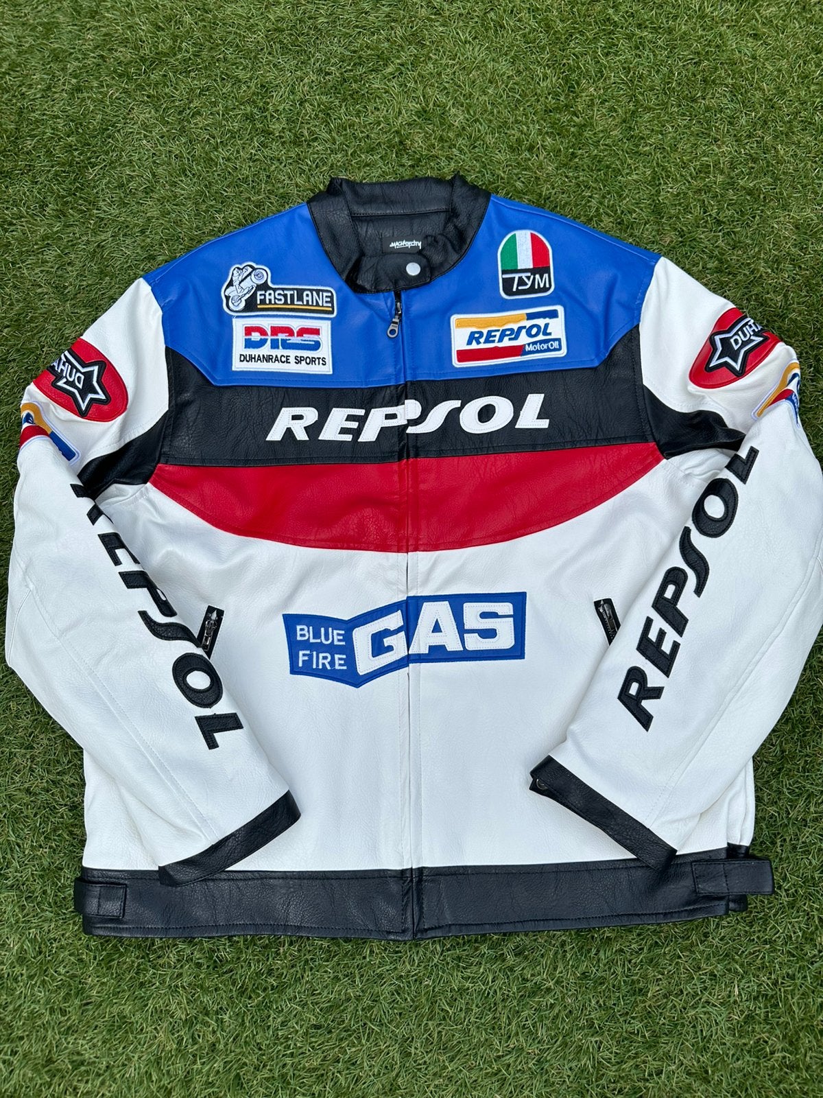Repsol PU Lederen Racing Jas Maat M Nieuw, Ophalen of Verzenden, Nieuw zonder kaartje, Heren, Jas | leer