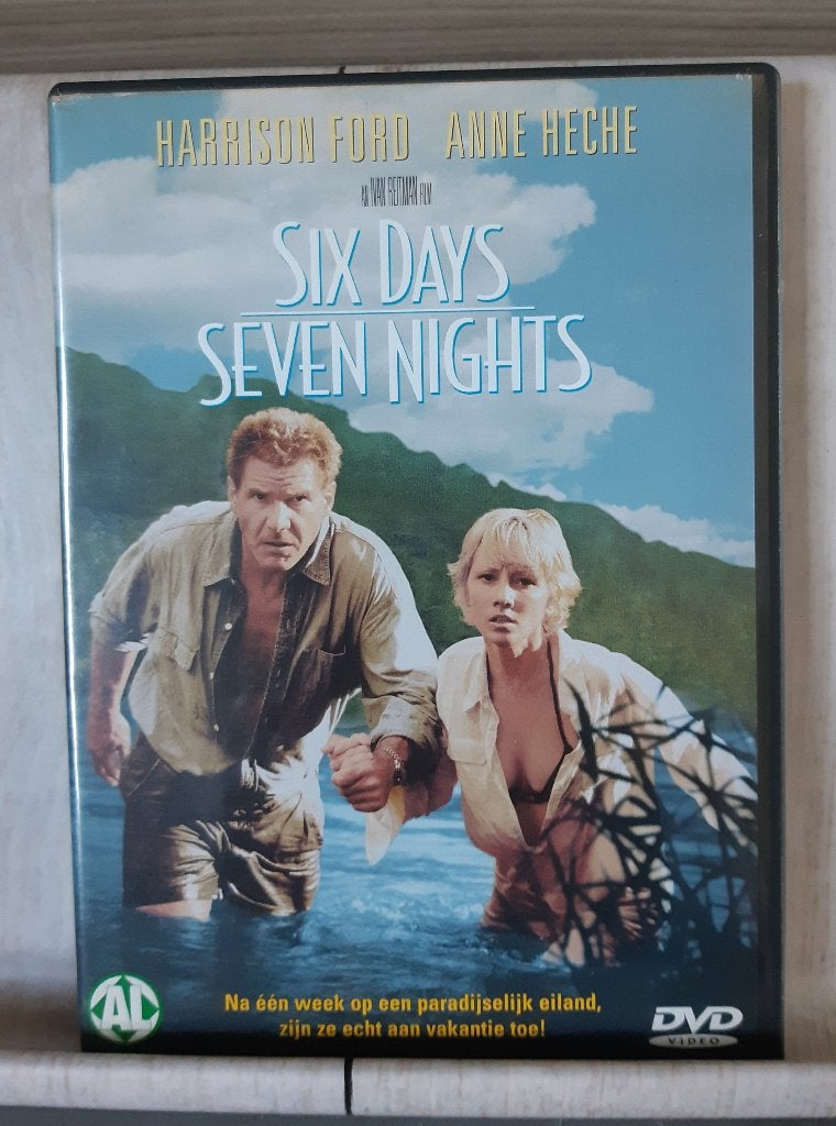 Six Days Seven Nights (1998) Harrison Ford  Anne Heche  Dvd, Alle leeftijden, Ophalen of Verzenden, Zo goed als nieuw, Romantische komedie