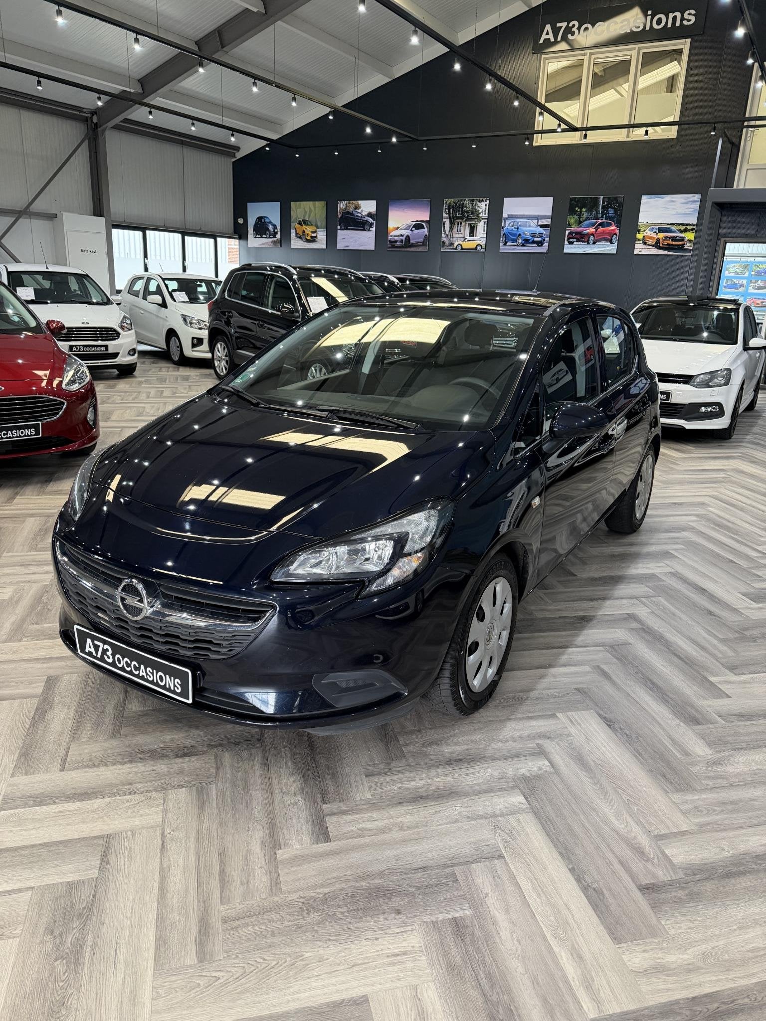 Opel Corsa 1.2, Auto's, Voorwielaandrijving, Gebruikt, 4 cilinders, Blauw