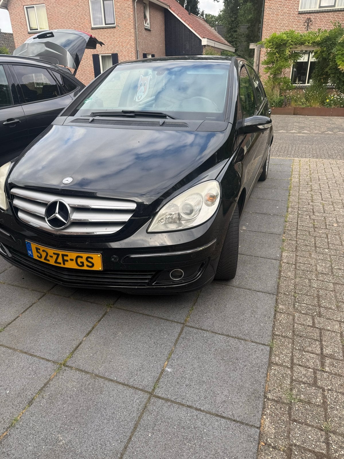 Mercedes-Benz B-Klasse 2.0 B200 Turbo 5DRS CVT 2008 Zwart, Auto's, Mercedes-Benz, 4 cilinders, Zwart, Origineel Nederlands, Particulier