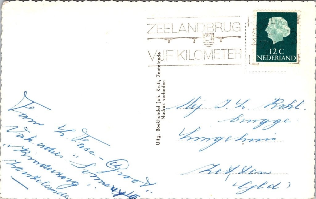 Zoutelande - 12 oude ansichtkaarten II, Verzenden, 1960 tot 1980, Gelopen, Zeeland
