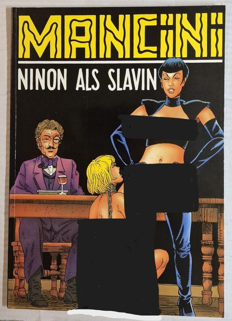 Sombrero Zwarte Reeks 94 Ninon als Slavin - Mancini - 1994, Boeken, Stripboeken, Gelezen, Eén stripboek, Mancini, Ophalen of Verzenden