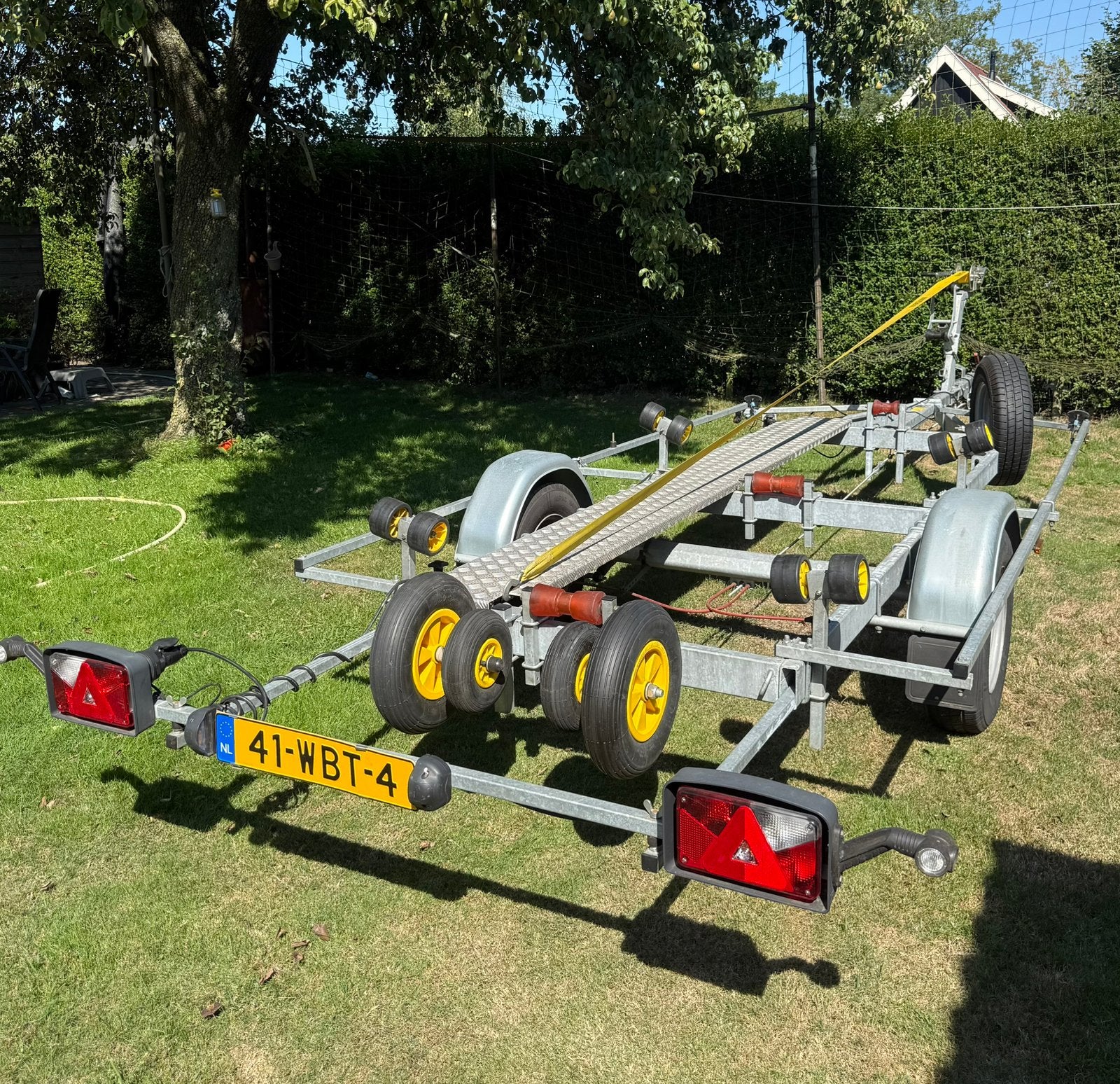 Boottrailer Pega SH1350-600, Watersport en Boten, Boottrailers, Ophalen, Minder dan 1500 kg, Overige typen, Minder dan 6 meter