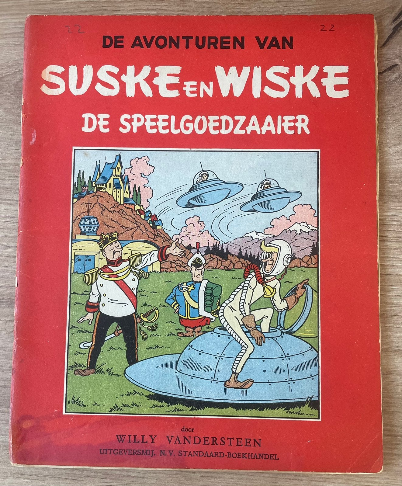 Suske en Wiske, de speelgoedzaaier, Eén stripboek, Ophalen of Verzenden, Zo goed als nieuw