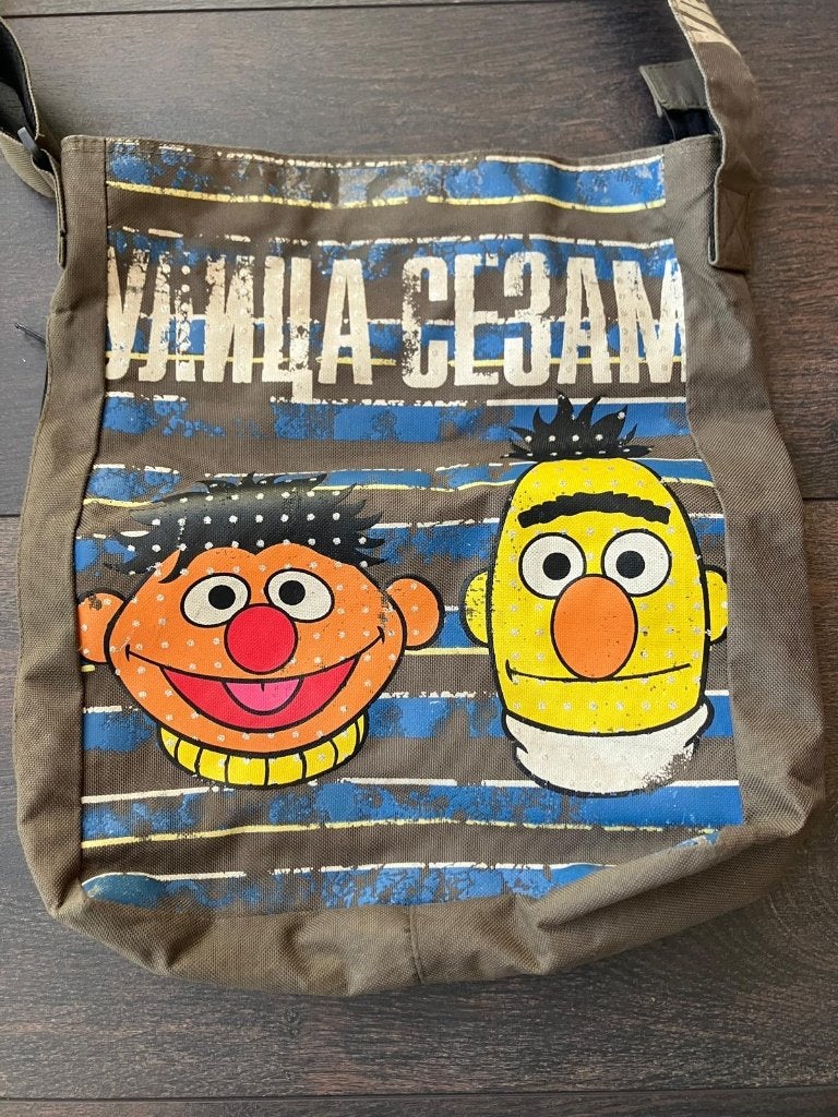 Sesamstraat schoudertas Bert en Ernie | Vadobag | uniek, Ophalen of Verzenden, Gebruikt, Groen, Overige merken