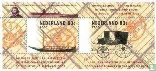 Blok Amphilex 2000 NL Postfris, Postzegels en Munten, Postzegels | Nederland, Ophalen of Verzenden