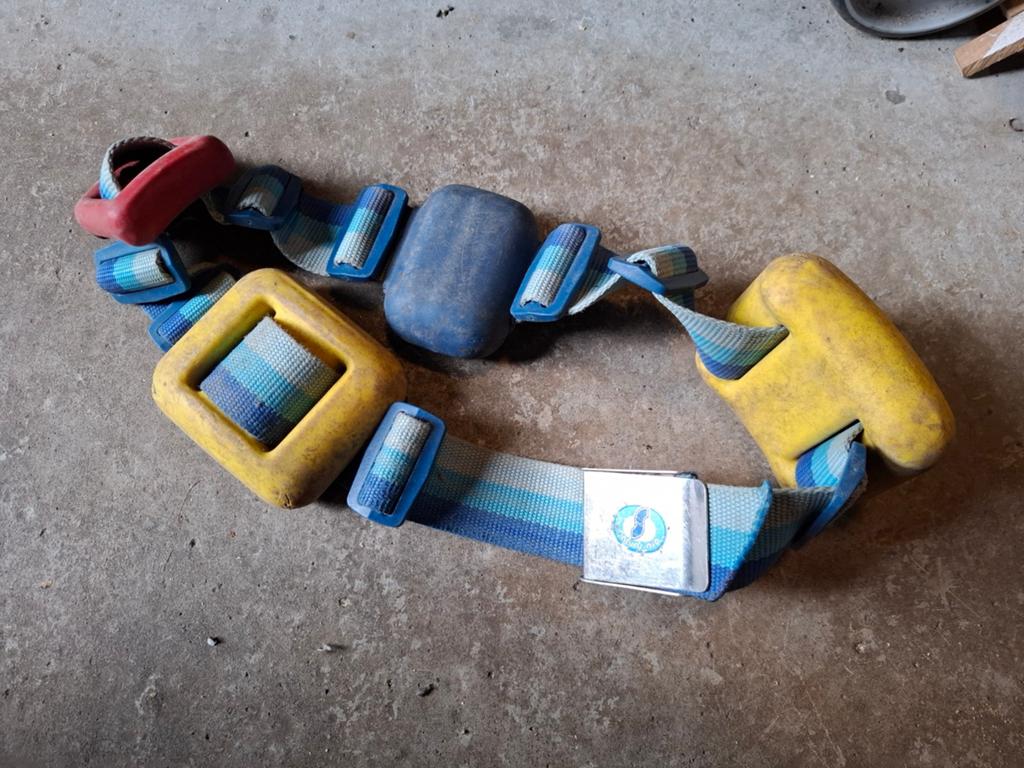 Duiken Loodgordel met 4 blokken geplastificeerd lood, Watersport en Boten, Duiken, Ophalen