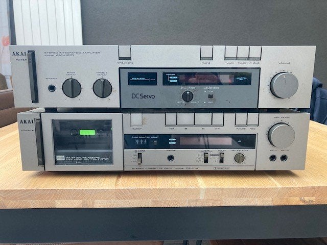 stereo installatie, Ophalen, Gebruikt, Cassettedeck, Akai