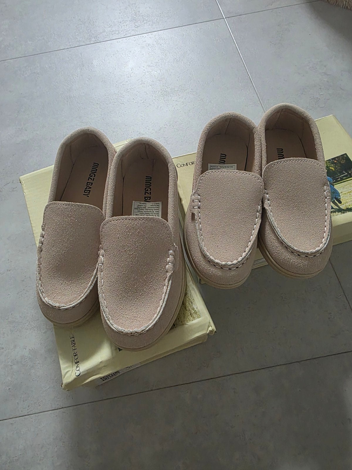 Comfortabele beige instappers/loafers, MIMGZ BABY, Jongen of Meisje, Schoenen, Ophalen of Verzenden