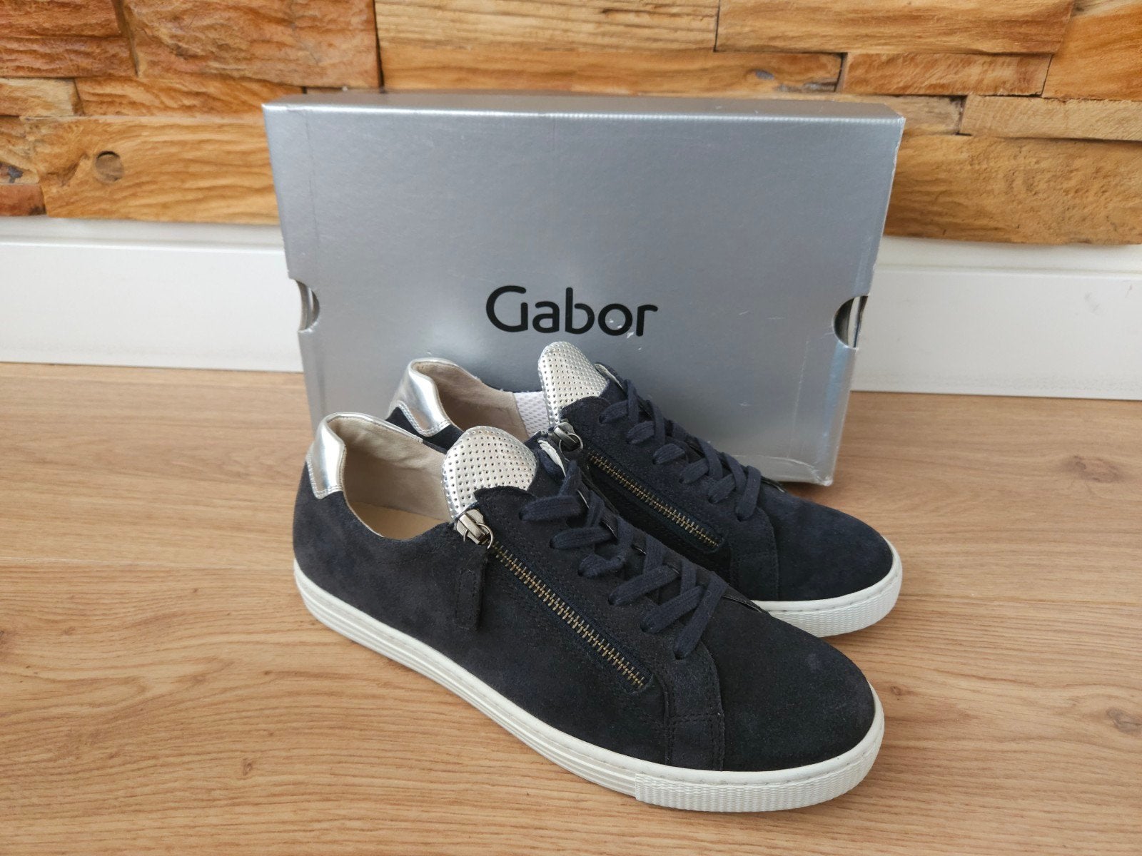 Gabor ZGAN!!! Sneakers maat 5,5  38,5 MET DUBBELE RITS blauw, Blauw, Gabor, Nieuw, Ophalen of Verzenden