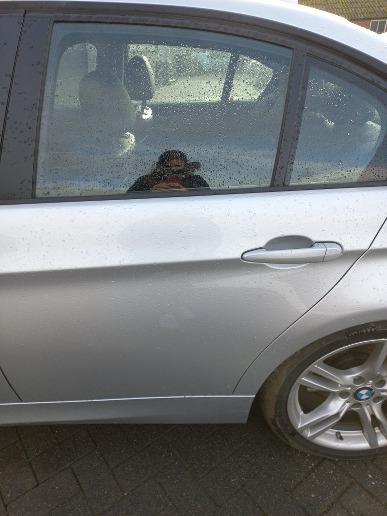 DEUR LINKS ACHTER BMW 3 SERIE LICHT GRIJS, Niet ingevuld, Gebruikt, Deur, Niet ingevuld