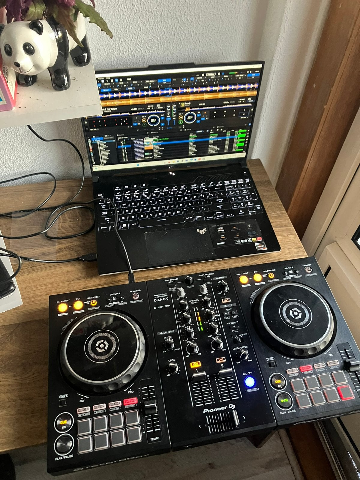 Pioneer ddj-400 draaitafel dj set, Ophalen of Verzenden, Zo goed als nieuw, Draaitafel, Pioneer