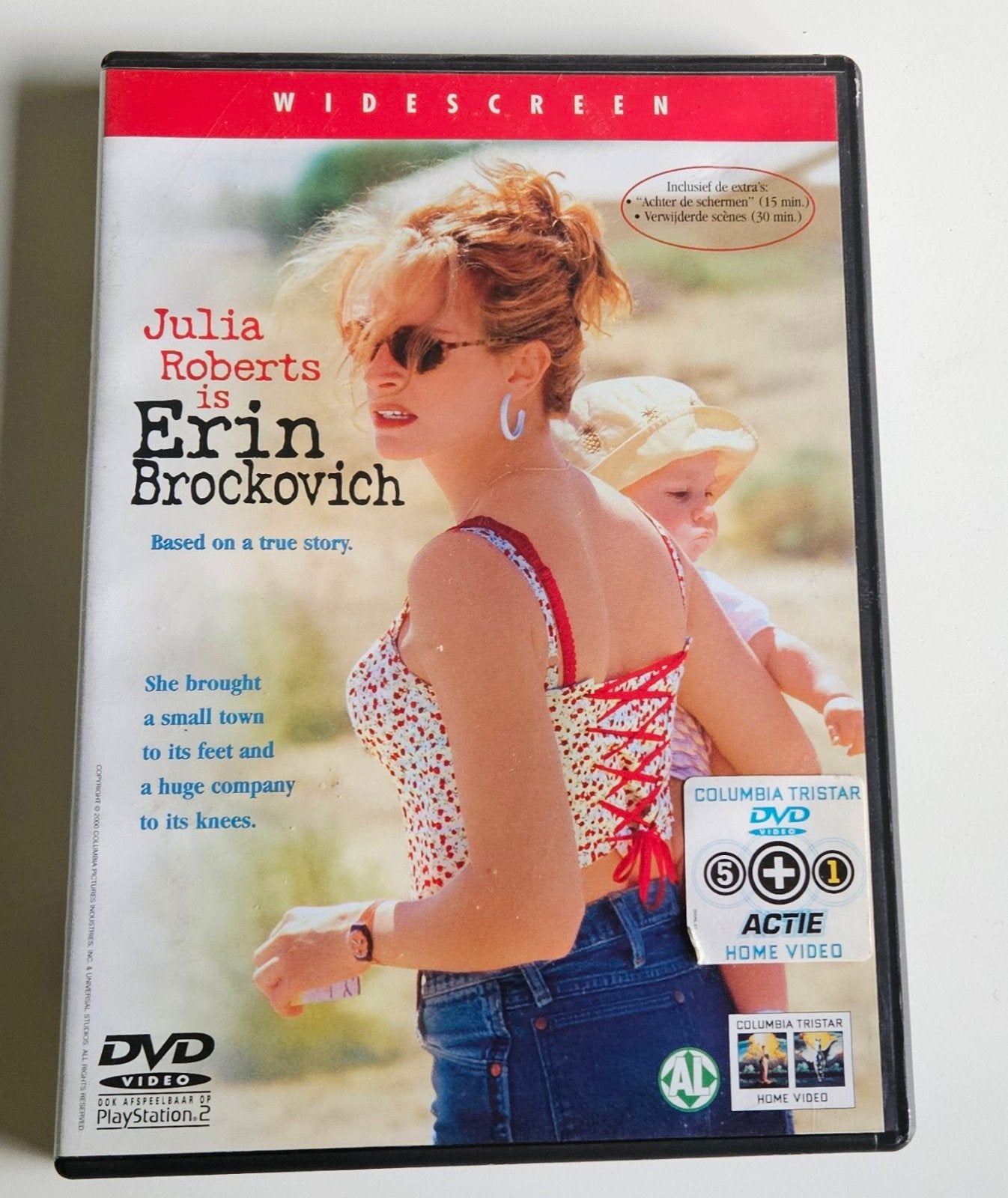 Erin Brockovich (2000) - Julia Roberts, Vanaf 12 jaar, Ophalen of Verzenden, Gebruikt, Overige genres