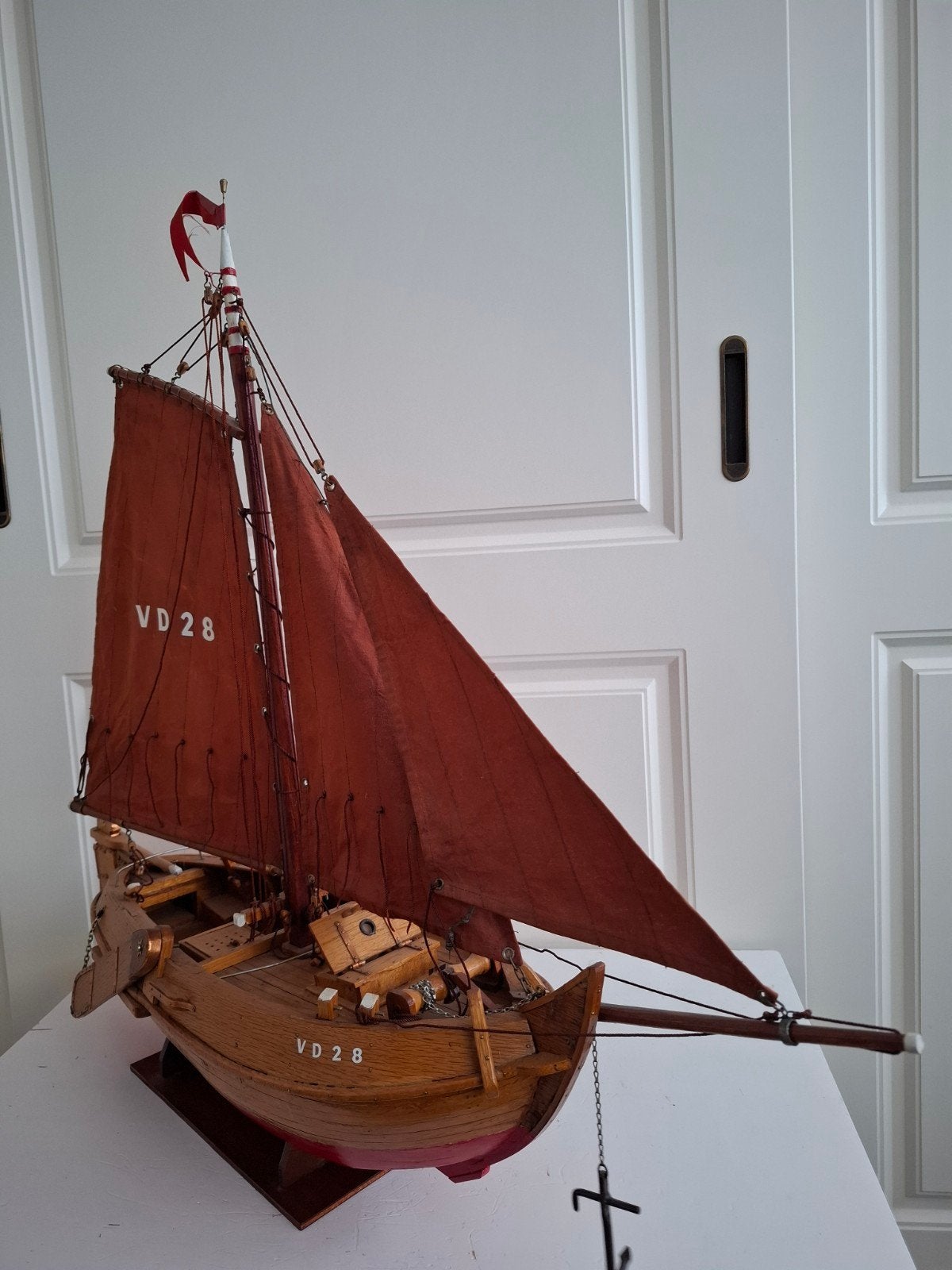 houten scheepsmodel VD Kristiaan 'Volendam', Ophalen of Verzenden