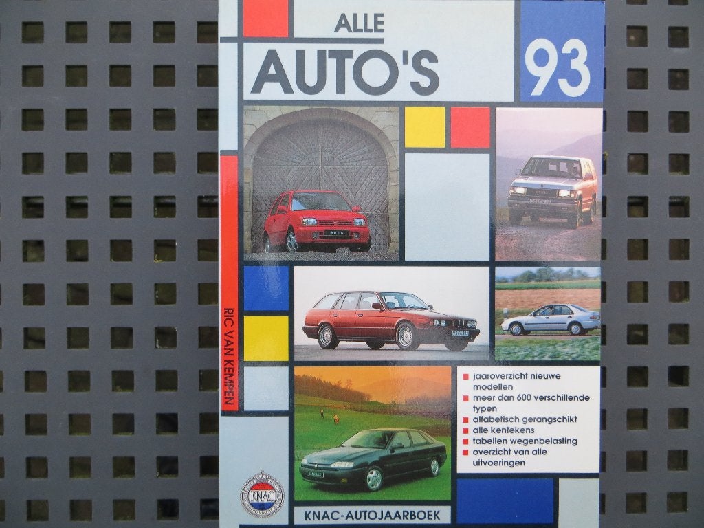KNAC-Autojaarboek: Alle Auto's 1993, Ophalen of Verzenden, Nieuw, Algemeen