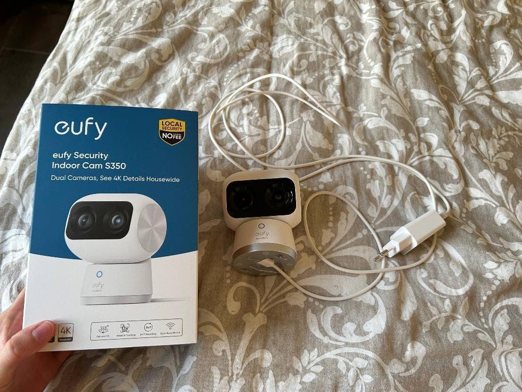 Eufy Indoor Cam S350, Audio, Tv en Foto, Videobewaking, Ophalen of Verzenden, Zo goed als nieuw