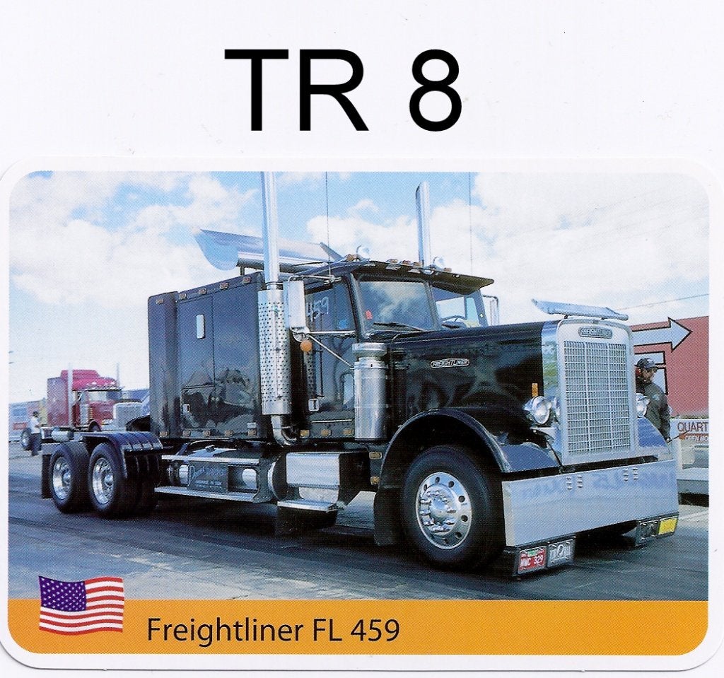 Tr8 autokaart truck freightliner fl 459, Ophalen of Verzenden, Zo goed als nieuw, Auto's