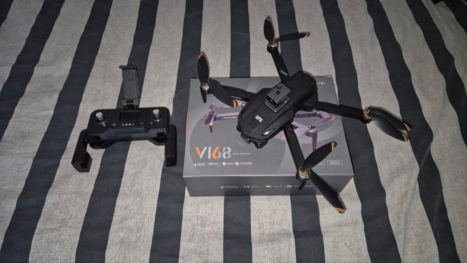 V168 Pro Drone met GPS en Camera - Zo goed als nieuw, Cameradrone, Overige merken, Ophalen of Verzenden, Zo goed als nieuw