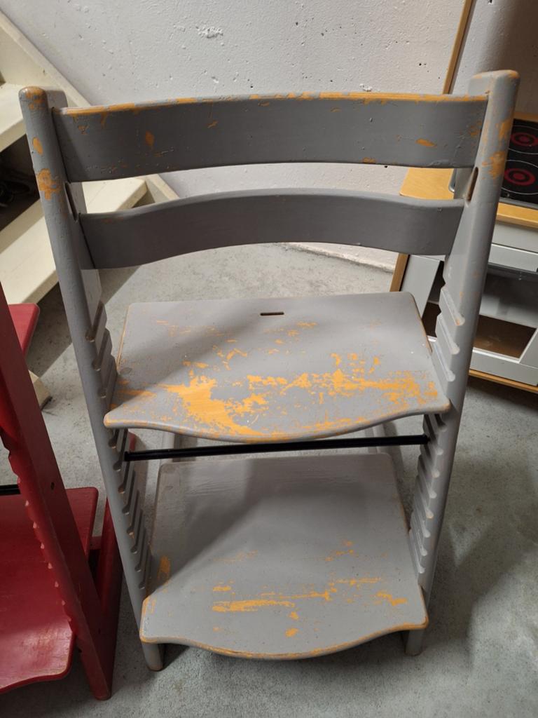 Tripp Trapp Stokke stoel, Ophalen of Verzenden, Gebruikt, Meegroeistoel, Gordel(s)