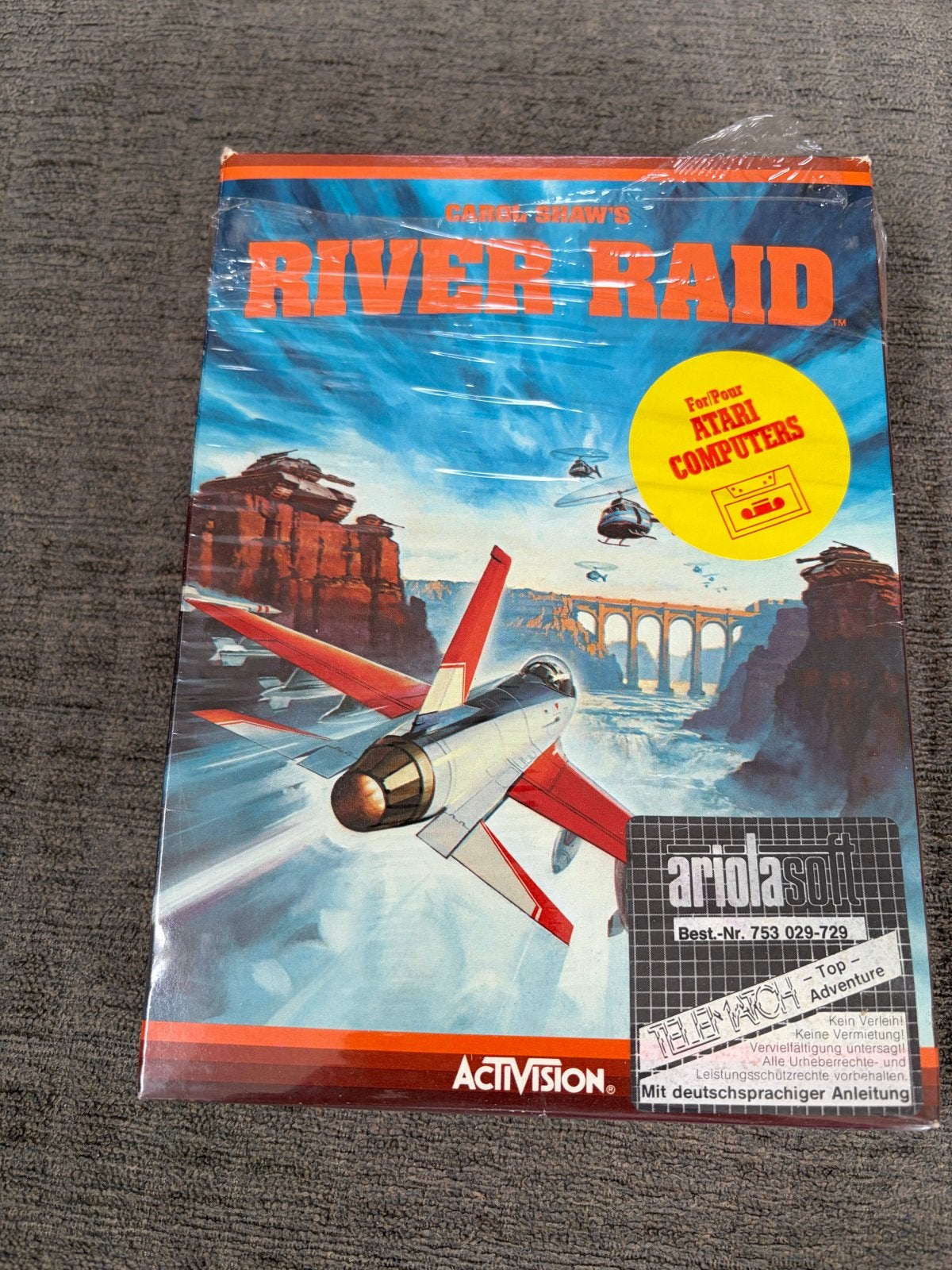 Atari River Raid - Klassiek Shooter voor Atari Home Computer, Shooter, 1 speler, Ophalen of Verzenden, Zo goed als nieuw